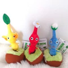 ピクミン 引っこ抜きぬいぐるみマスコット 全種類3個 コンプリート