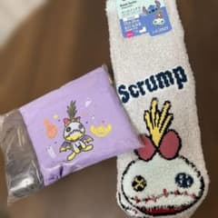 ディズニー ハッピーくじ　スクランプ エコバッグ　ルームソックス　2点 セット