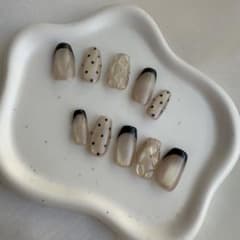 オーダネイル フレンチ ドット キルティング マグネットのサムネイル