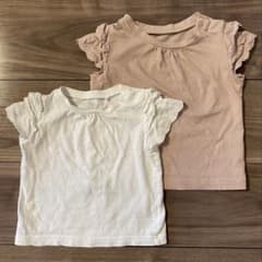 フリル付きTシャツ2枚セット 70-80cmのサムネイル