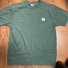 Carhartt ポケットTシャツ グリーン Mサイズのサムネイル