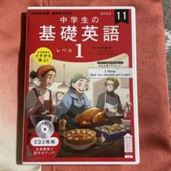 NHK CDラジオ中学生の基礎英語　レベル1 2022年11月号のサムネイル