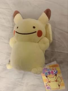s*h様 ポケモンセンター へんしん！メタモン ピカチュウ ぬいぐるみ タグ付きのサムネイル
