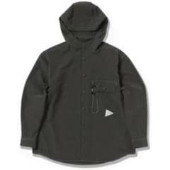 アンドワンダー hoodie charcoal Sサイズ