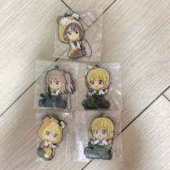 ガールズ＆パンツァー ラバーストラップ 5点セットのサムネイル