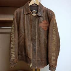 HARLEY-DAVIDSON レザージャケット ブラウンのサムネイル