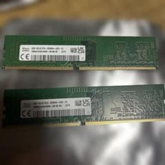 動作確認済】SKhynix 8GB DDR4 3200MHz メモリー×2 ② - メルカリ