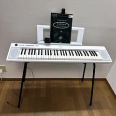 YAMAHA NP-12 電子キーボード台座付 譜面台 - メルカリ