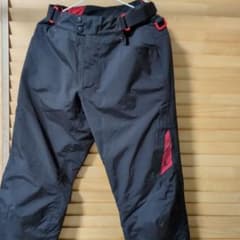 TAICHI メンズバイクパンツ 黒と赤　Ｌのサムネイル