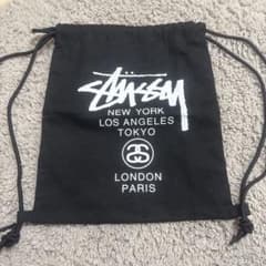 STUSSY ナップサック リュック ブラックのサムネイル