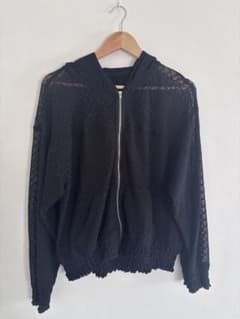 JEANASIS レースシアーZIPパーカーブルゾン - メルカリ