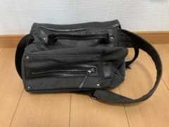 GUCCI グッチ デニムキャンバス ショルダーバッグ 黒 ブラック グレーのサムネイル