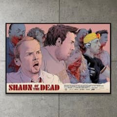 額装品/Mondo ショーンオブザデッド 限定325枚/ポスター/インテリア 額装品/Mondo ショーンオブザデッド 限定325枚/ポスター