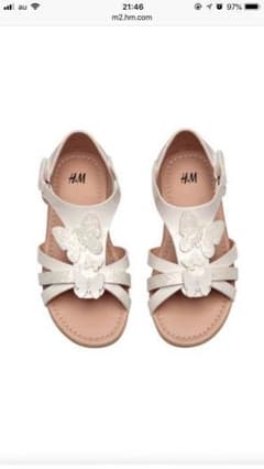 新品未使用 H&M  女の子サンダル 19.8cmのサムネイル