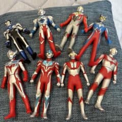 おつりさん専用　ウルトラマンフィギュア ソフビ　8体セットのサムネイル