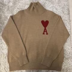 AMI PARIS Ami de Coeur タートルネック ウールニット Mのサムネイル