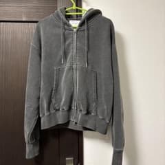 SOERTE グレー フルジップ パーカーのサムネイル