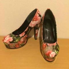 夢展望 花柄パンプスのサムネイル