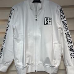 SANTAFE ジップアップ ブルゾン 春夏　50/LL 新品　訳ありのサムネイル