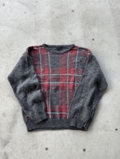 Levi's クルーネック ニット セーター チェック柄 XLのサムネイル