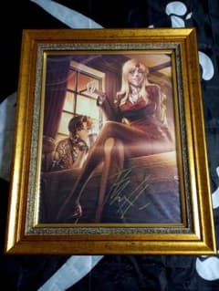 【BLACK LAGOON】レヴィ&バラライカ 作者直筆サイン入りキャンバス BLACK LAGOON】レヴィ&バラライカ 作者直筆サイン入りキャンバス