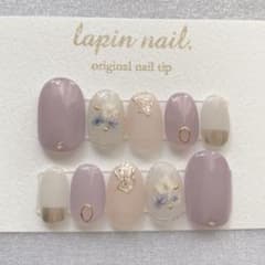 現品 ネイルチップ 押し花ネイルのサムネイル