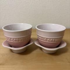 ル・クルーゼ フルール ティーカップ＆ソーサー - メルカリ