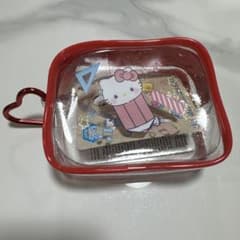 サンリオキャラクターズ かわいい文房具たち クリアポーチ ハローキティ プライズ