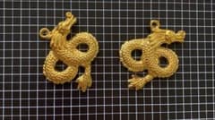 昇龍 インフィニティ　メタルチャーム ゴールド 2個セットのサムネイル