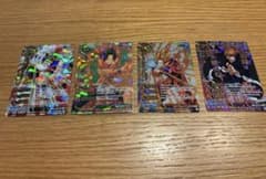 ミラクルバトルカードダス ルフィ　エース　悟空　一護　ワンピース　ドラゴンボール ミラクルバトルカードダス ルフィ エース 悟空 一護 ワンピース