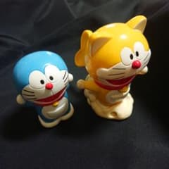ドラえもん フィギュア 2体セット ゼンマイ式　ハッピーセットのサムネイル