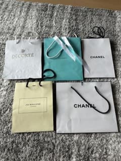 CHANEL Tiffany ブランド紙袋 5枚セットのサムネイル