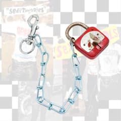 パンク ファッション ロック ウォレット チェーン バンド 南京錠 