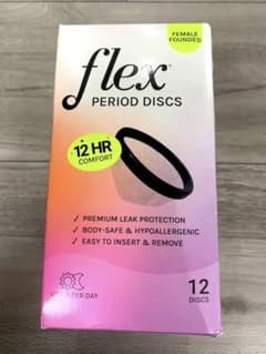 flex 月経ディスク 12個入り 使い捨て 新品未開封のサムネイル