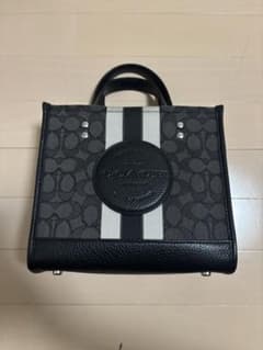 COACH コーチ シグネチャー トートバッグ ブラックのサムネイル