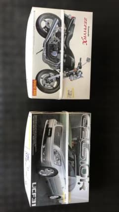 アオシマ プラモデル 2点セット セルシオ ゼファーχのサムネイル