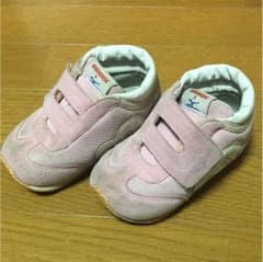 こんちん様専用 ミズノ×ミキハウス コラボスニーカー 14㎝のサムネイル