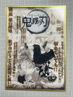 鬼滅の刃 コラージュ台本アクリル色紙 第十二話 - メルカリ