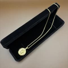 断捨離品　ネックレス　ゴールドネックレス　コインネックレス　いかついのサムネイル