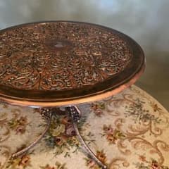 アイアンテーブル】アンティーク調 ガーデンテーブル ブロンズ カフェ 