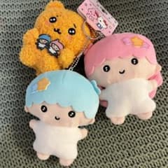 チェゴシム サンリオ popup ぬいぐるみ ペアマスコット キキララ