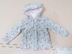 Babygap くま耳リバーシブルジャンパー70　水とおしのみ　未使用　パーカーのサムネイル