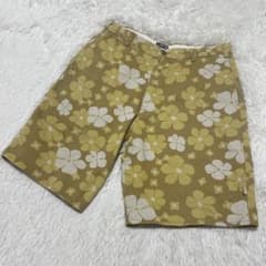 old stussy usa製 ショートパンツ 32花柄 ロゴ 90s 00s - メルカリ