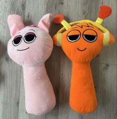 スプランキー　BIGぬいぐるみ　ピンキー　オレン　ダープル　３体 スプランキー BIG ぬいぐるみ 3体セット まとめ売り - メルカリ