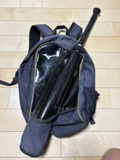 Mizuno ミズノ バット収納バックパック 黒 野球 リュックのサムネイル