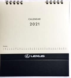 LEXUS 2021カレンダー 卓上用のサムネイル