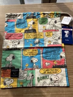 新品未使用　ファミリア　SNOOPY巾着タグ付きのサムネイル