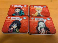 鬼滅の刃 Milky 缶ケース 4種セットのサムネイル