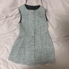 GRL ツイードペプラムベスト ワンピースのサムネイル