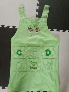 Disney Chip 'n Dale 앞치마 그린
